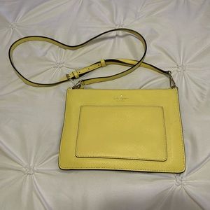 Yellow Kate Spade Crossbody Purse